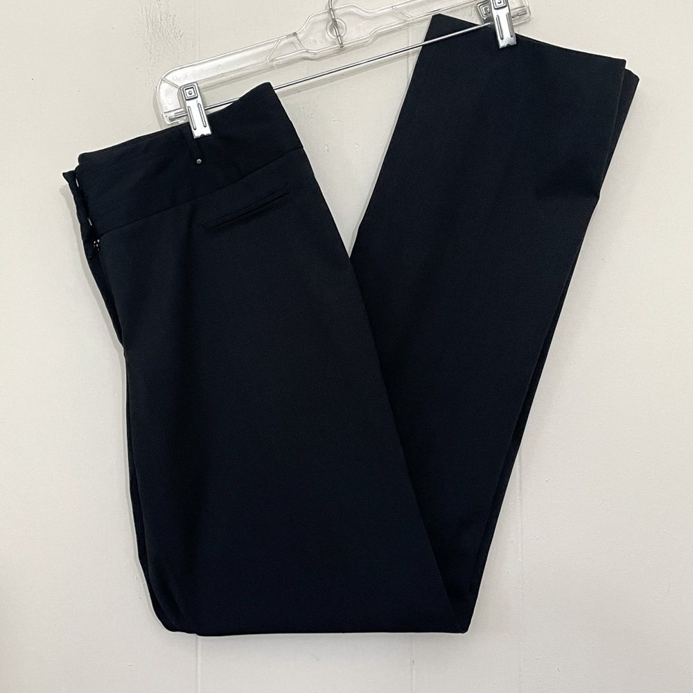 Etcetera Black Straight Leg Dress Pants Trousers ~ Stretch ~ Women’s Size 10